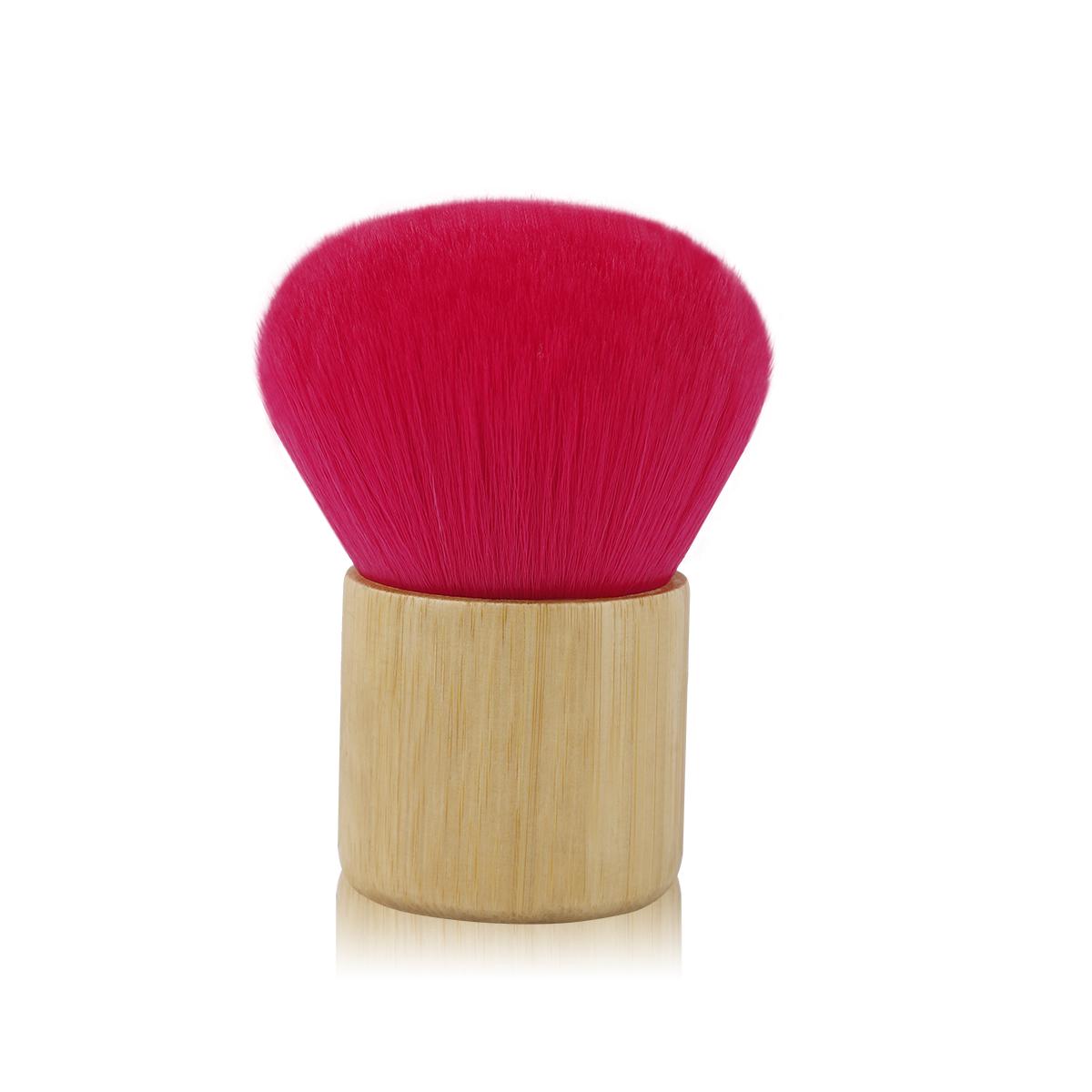

1 PCS Kabuki Makeup Brush Beauty Foundation Face Blush Brushes Portable Professional Powder Brush Cosmetics tool free shipping красный