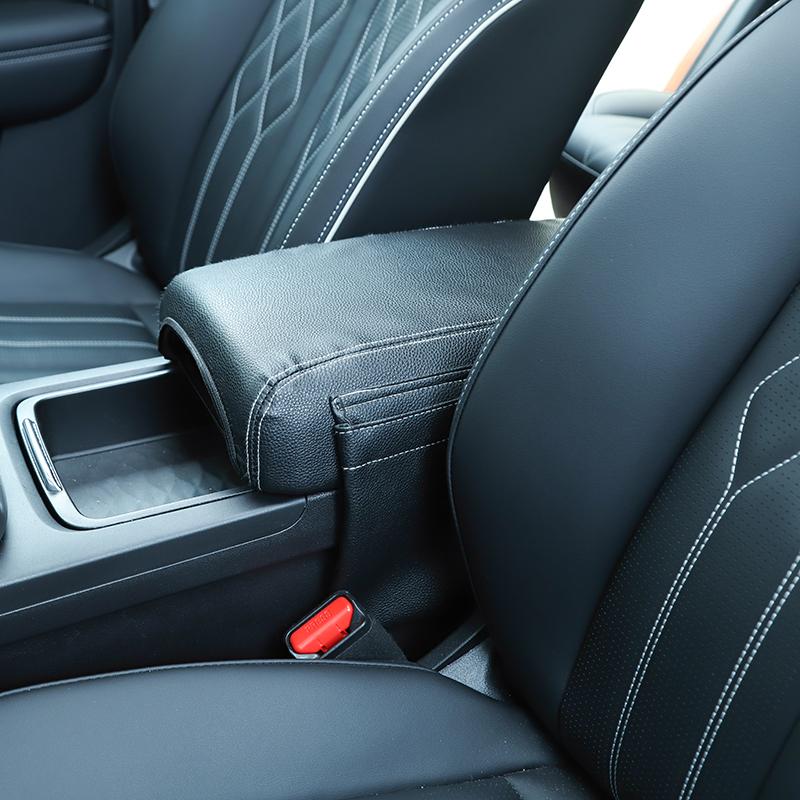 Center Console Leather Armrest Box Cover Pad With Storage Bag For TANK 300 TANK300 2021 Up Car Interior Accessories