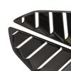 2x Window Louvers Cover Vent Fits for 2016-2018, Black