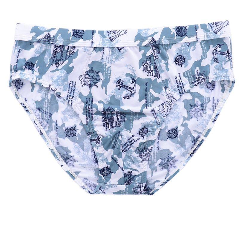 

Шелковистое нижнее белье Ice Silk, мужские трусы, сексуальные трусы, легкие дышащие трусики L XL 2XL 3XL 4XL 5XL 5XL зелёный