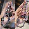 Elegant Butterfly Phone Chain Contemporary Beaded Butterfly Phone Chain Strap Accessory For Style Enthusiasts