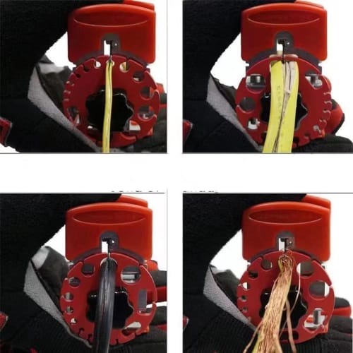 TiiCo Cable Stripper with 10 Replacement Blades, Manual Copper Wire Stripper, Wiring Tool, for Stripping Electrical Wires and Cords, DIY Tool, Cable C