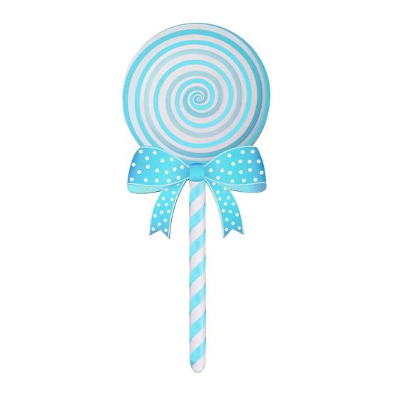 Christmas Lollipop Yard Sign Xmas Candy Lawn Sign Winter Holiday Lollipop Decoration for Indoor Outdoor Pathway Patio Decor