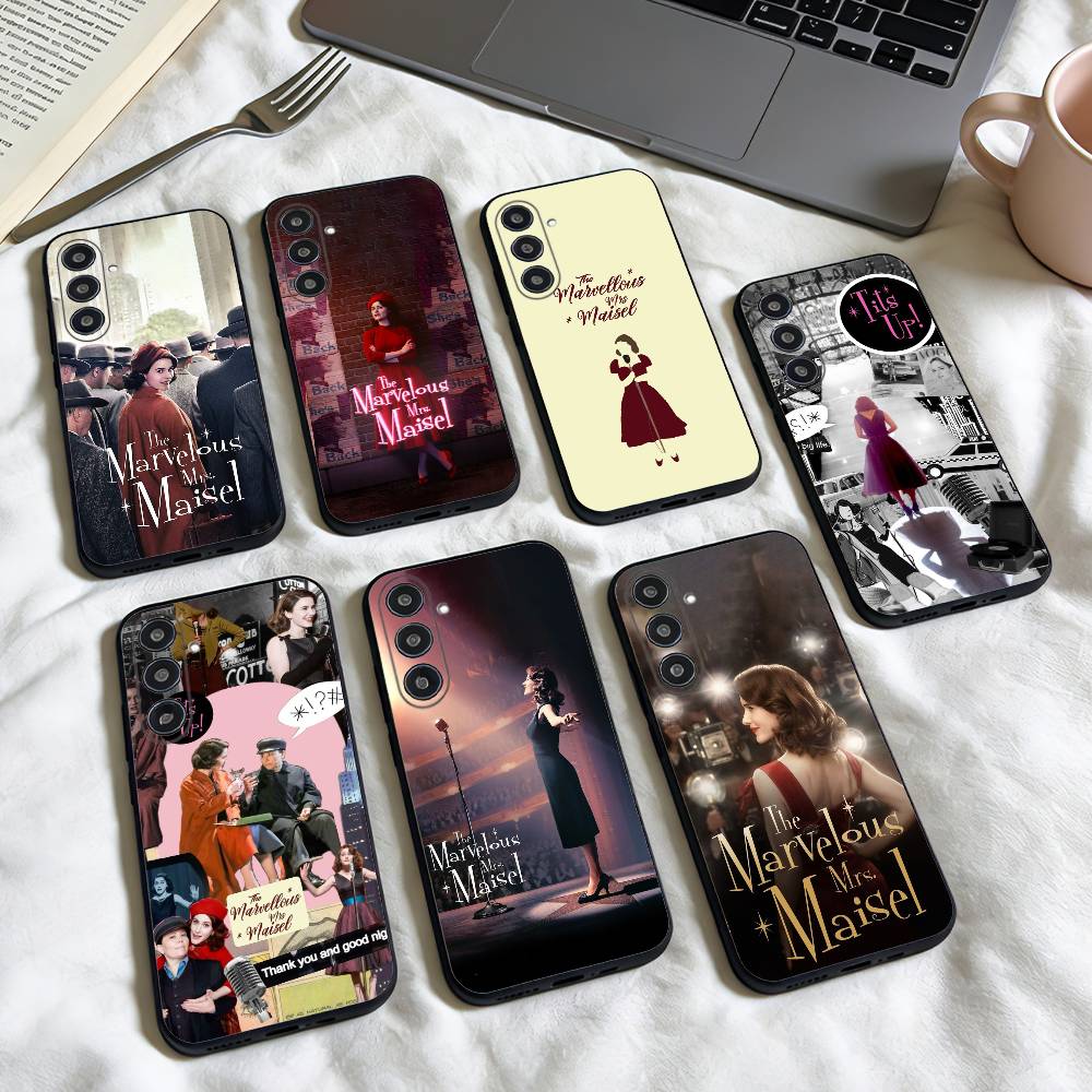 The M-Marvelous Mrs. Maisel phone Case For Samsung Galaxy A73,A72,A71,A70,A53,A52,A51,Others Soft Black Shell