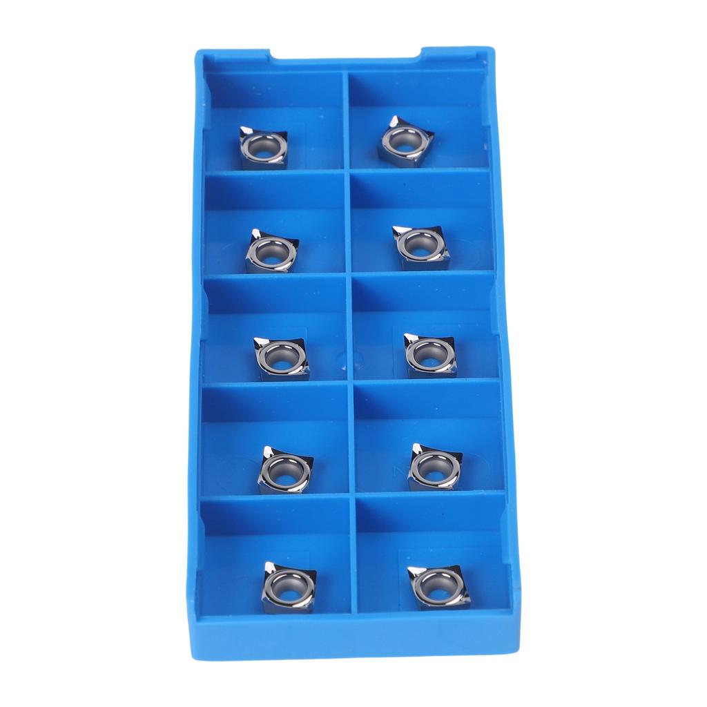 CCGT060204AK N01 Turning Inserts 10PCS for Efficient Machining of For Aluminum and Steel Parts Excellent Cutting Performance