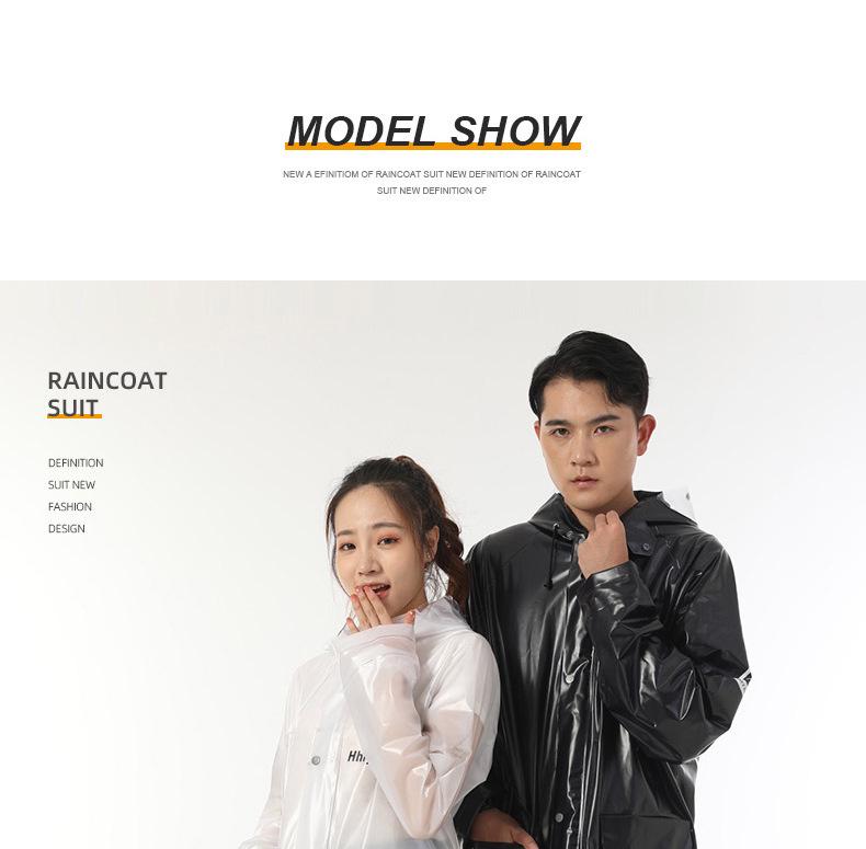 Motocyklový a elektrický skútr pláštěnka pro dospělé - Dvoudílný styl, XL, Odolná proti bouři a větru