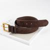 All-match Matte Belt for Women's Pin Buckle High-end Sense with Pants Decorative Leather Belt for Women