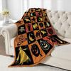 Halloween Puzzle Printed Blanket for Sofa Bed Travel Camping Living Room Office Conditioning Blanket for All Seasons Gifts