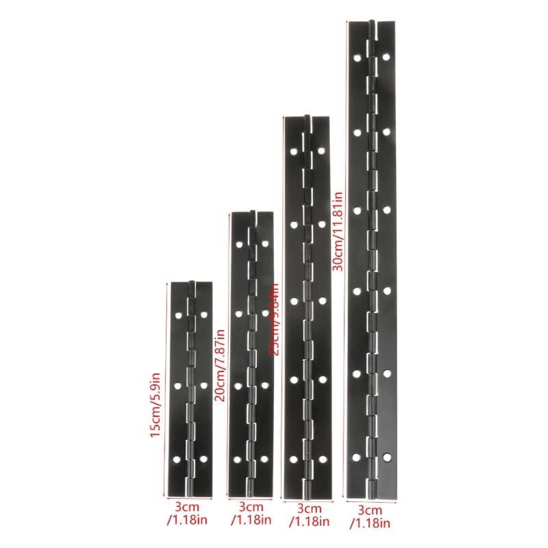 Smooth Operating Piano Hinge Suitable for Bifold Door Applications Including Mounting Screws for Noise Reduction Safe