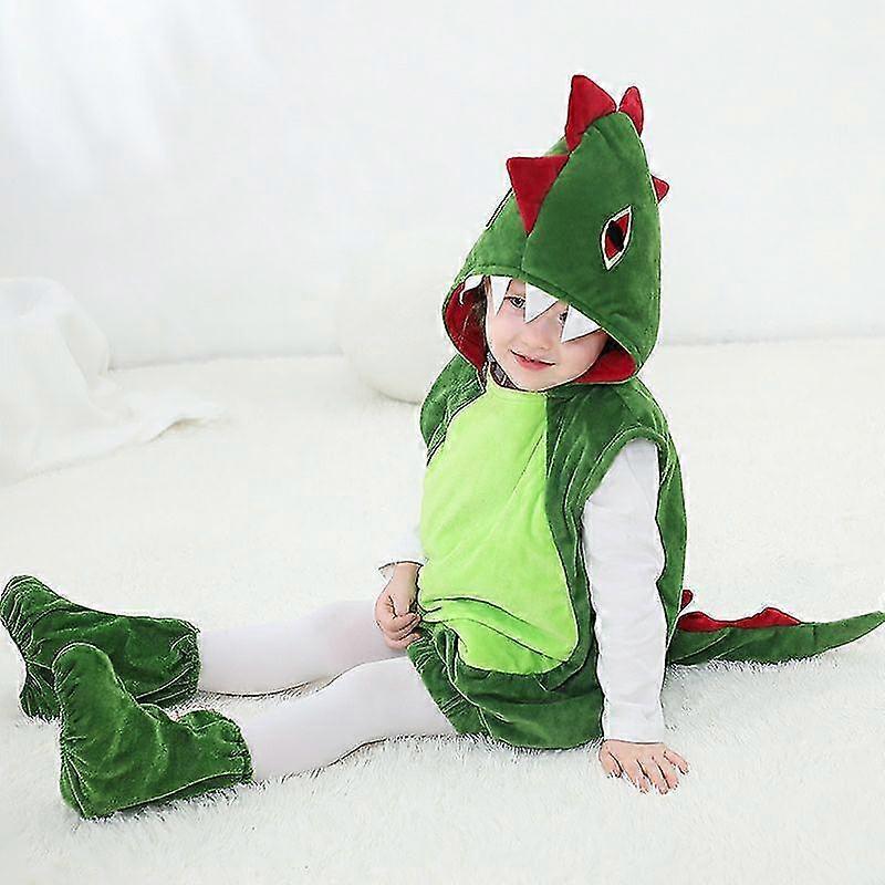 Halloween Children's Clothing Dinosaur Clothes Set Children's Cute Cos Clothing Kindergarten Cartoon Show Boys And Girls