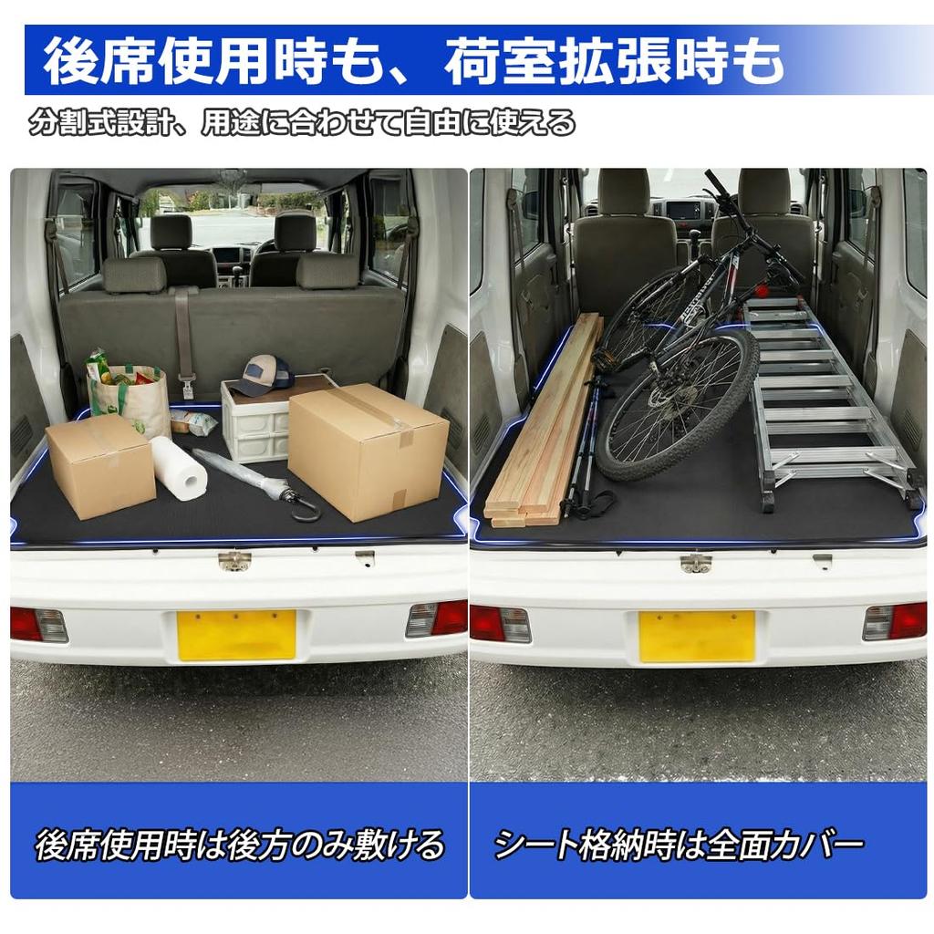 SUNVIC Every Van da17v Kofferraum Individuelle PVC-Fußmatten für jeden Wagon und jeden Van Einfache Set-Matte, Wasserdicht, Schmutzabweisend, Rutschfest,