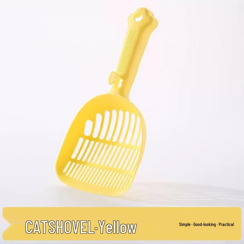 Long Handle Cat Litter Scoop for Tofu Litter - Poop Shovel for Litter Box
