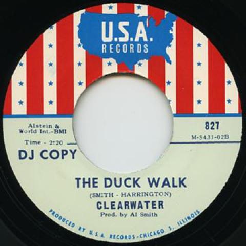 

7inch Record CALERWATER - Duck Walk / Momee Momee USA827 USA Records UK Blues