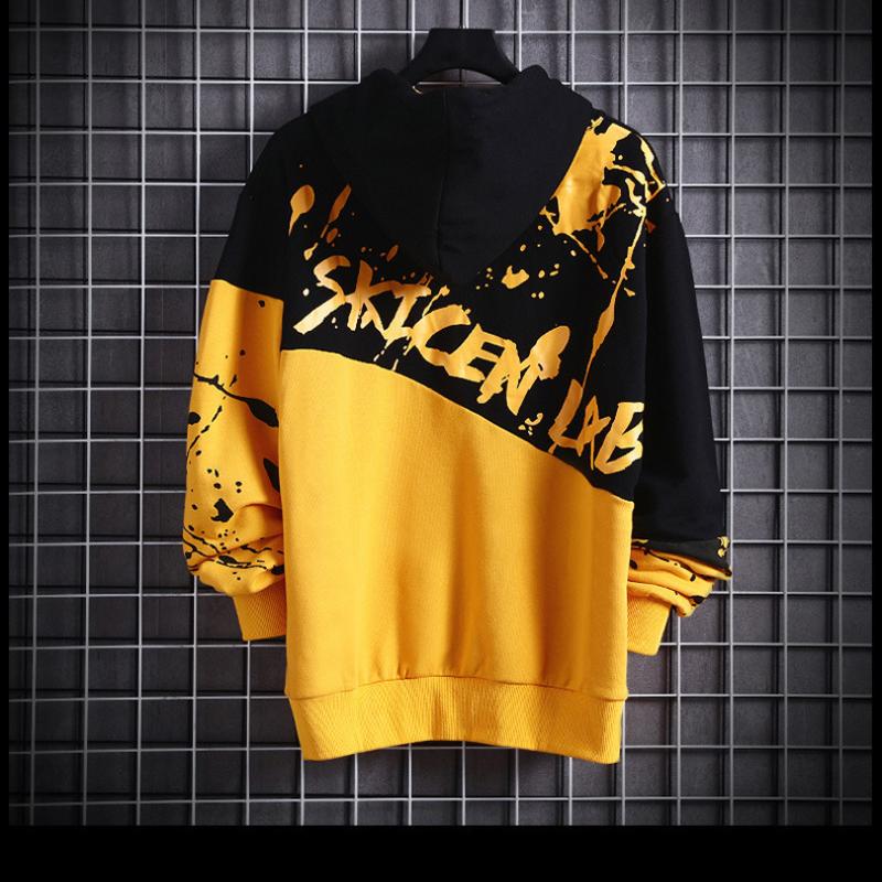 Sweat à capuche à manches longues pour homme, style hip-hop, ample, pour couple