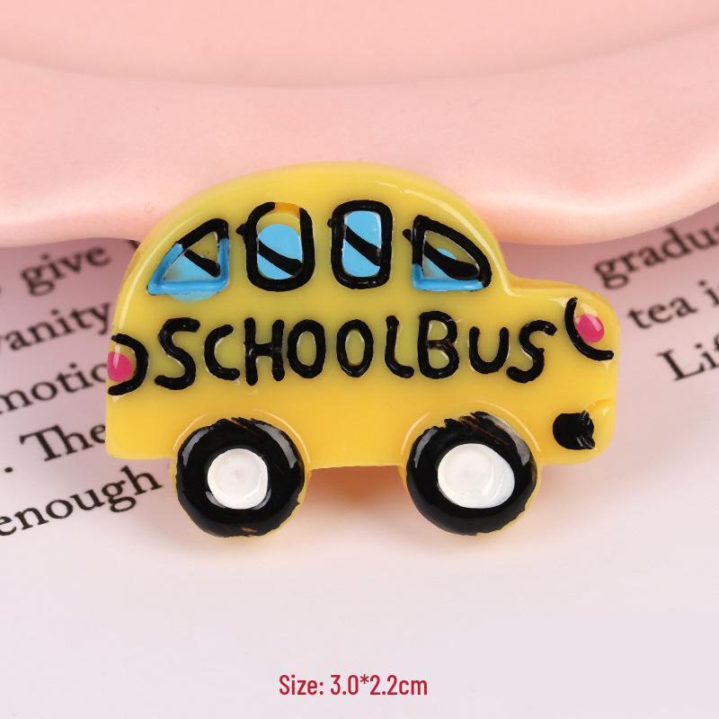 Simulation Cars 3 Cream Glue Phone Case Resin DIY Storage & Stationery Box with Refrigerator Stickers.
