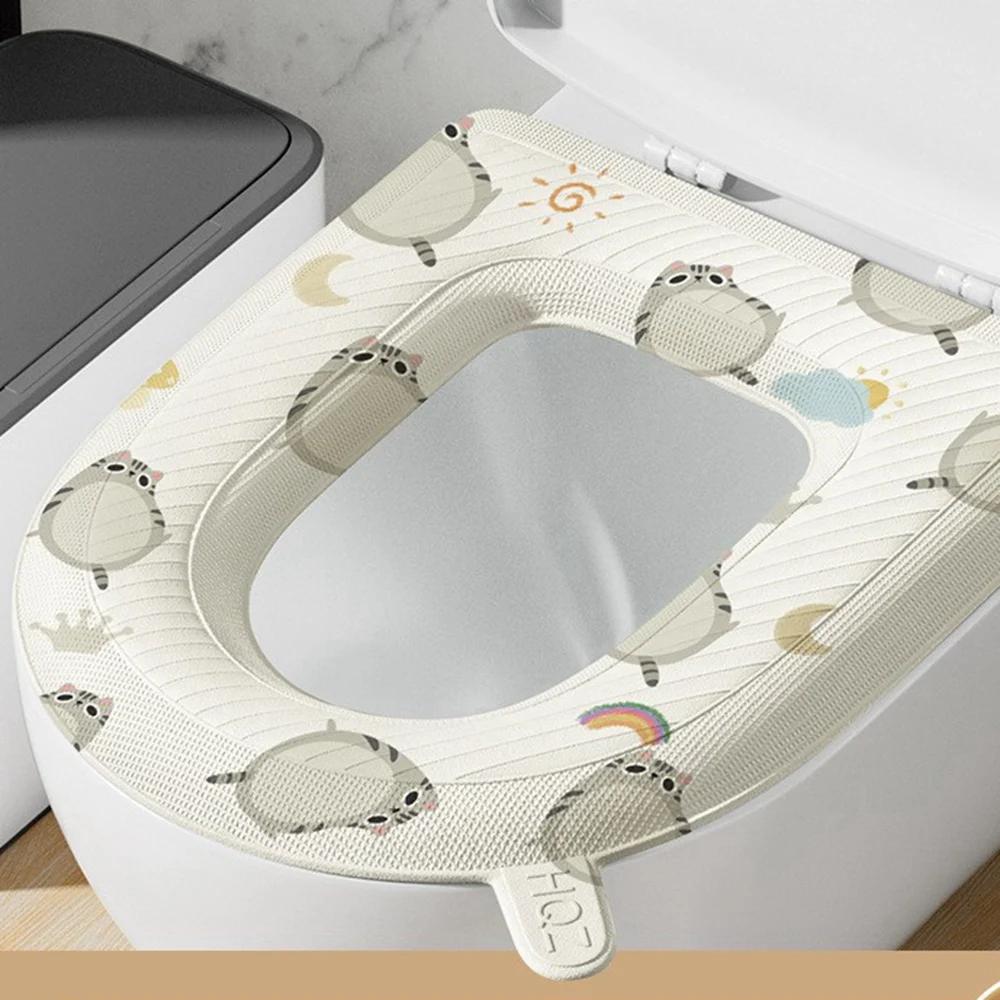 Toilet Seat Mat Device Washable Mat Cover Household Toilet Ring Four Seasons Universal Toilet Seat Cover Seat Cushion