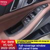 For BMW X5 G05 -2025 LHD Car ABS Material Window Button Frame Door Glass Lift Panel Decorative Stickers Interior Accessories
