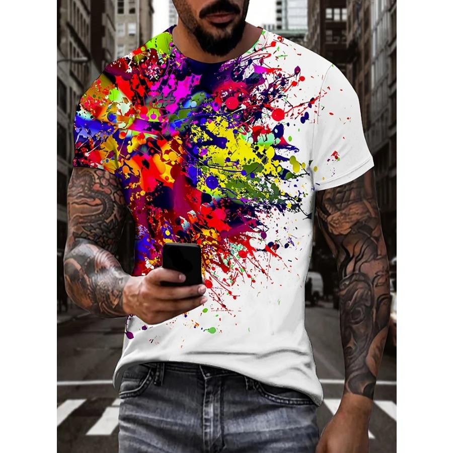 

Мужская футболка Cool Lion с 3D-принтом, летняя, для спорта на открытом воздухе, мужская, повседневная, городская, модная, с коротким рукавом, повседневная, мужская футболка 6XL