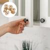 4Pcs Crystal Brass Cabinet Knobs Base Luxury Pull Handles for Kitchen Bathroom Drawer Dresser Cupboard Hardware Accessories