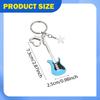 Guitar Keychain Pendant, Love Keyring Year Hanging Music Chain for Women Men Wallet Christmas