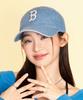 Emelbi Denim Unstructured Ball Cap Bos (L.Sky Blue)