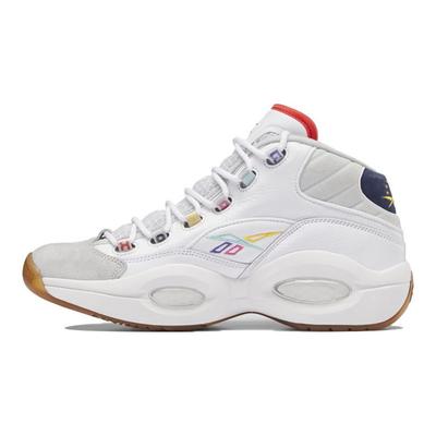 Question Mid International Hoops Sneakers Unisex Bianco Bianco Nuvola Blu Vettoriale GY2641
