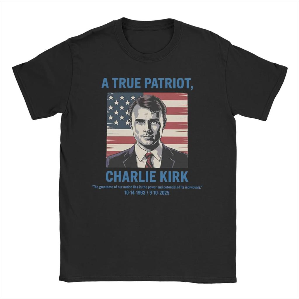 Legends Never Die Charlie Kirk Signature Funny Pure Cotton Tee Shirt Short Sleeve T Shirts Clothes Printed Unisex