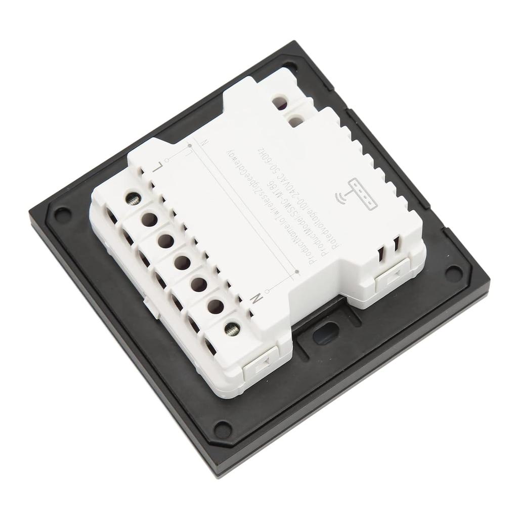 Tuya Zigbee Double Switch, Matte Gray