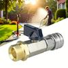 Messingmaterial Schnellverbinder Wasserdurchflussregelung Absperrventil Automobilanwendung