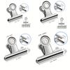 6pcs Food Bag Sealing Clips, Reusable Heavy Duty Stainless Steel Clips, Multipurpose Air Tight Seal Clip, Home Accessories