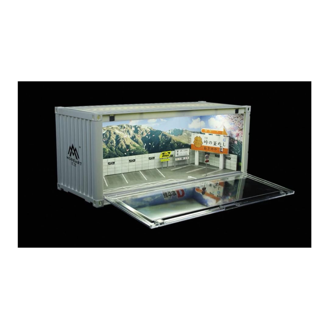 

Moreart Garage TB400201 Модель Пит-лейн Диорама Литая Машинка 1/64 [Б/У] белый