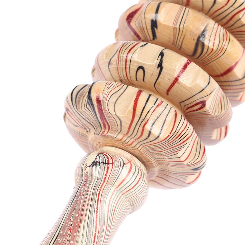 Holz-Therapie-Roller-Massagewerkzeuge, Cellulite-Triggerpunkt, manuelle Muskelentspannung
