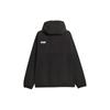 Puma Bluza z kapturem na zamek w jednolitym kolorze z logo Męskie kurtki Czarny 680350-01