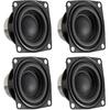 4pcs 2inch 4Ohm 10W Full Range Audio Speaker Stereo Woofer Loudspeaker for Arduino (4pcs)