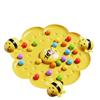 Magnetic Honey Bee Picking Beans Game Puzzle Bean Finshing Party Games Parent Child Interactive Toy for Kids Christmas Gift