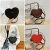 Fresh Style Women's Bag 2022 New Love Bag Trendy Girl Bag Heart-shaped Single Shoulder Diagonal Bag Cute Mini Bag