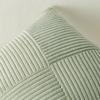 Spring Green Windmill Pillowcase 40x40CM Striped Corduroy Throw pillow cover Textured Solid decor for Sofa Living Room