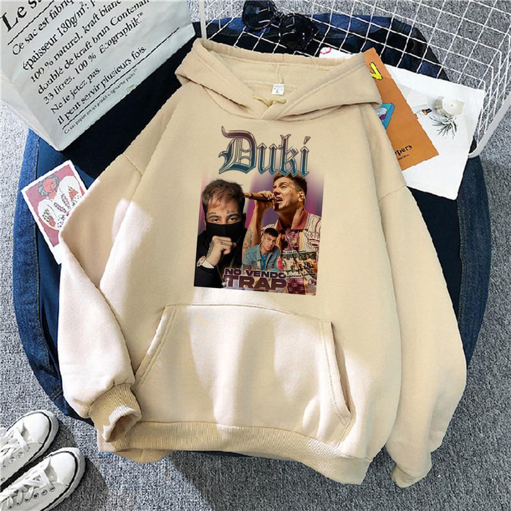 Duki Anime Simple Fashion Style Couple Loose Pullover