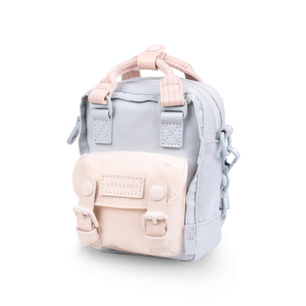 Bag Nature Pale Series Macaron Tiny 1L Girls Casual Crossbody Mobile Phone Bag Handbag X [DOUGHNUT] Women's (Raindrop Hazy)