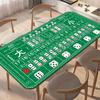 Large Non-Slip Texas Hold'em Poker & Baccarat Soft Cloth Table Mat with Diatom Mud