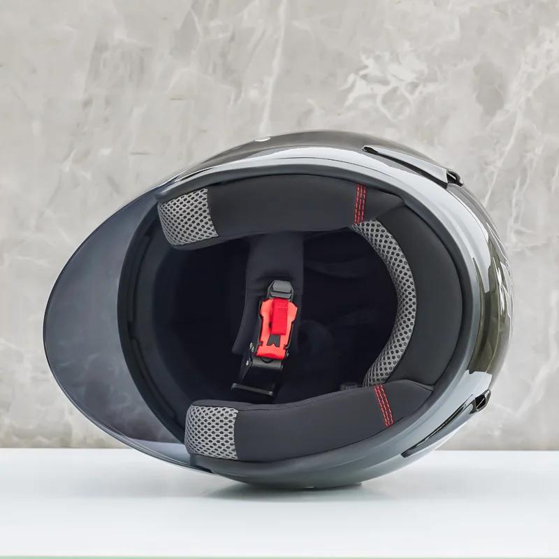 Ram4 Bright Black Half Helmet Men and Women Motorcycle Off-Road Summer Helmet Downhill Racing Mountain Cross Casco Capacete