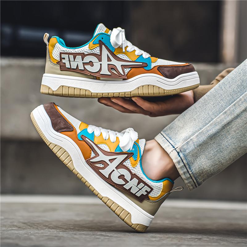 Original Fashion Casual Sneakers Men Letter Designer Sneakers Man Breathable Chunky Skateboard Shoes Men zapatillas informales