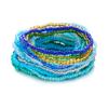 Beaded Bracelets Summer Beach Bohemia Hand Chains Handmade Colorful Seed Bead Stackable Bracelets Set for Women Elastic Stretch