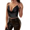 Women's Summer Trend Sequined Suspender Party Top