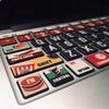 For Macbook Air / Macbook Pro M1 M2 M3 M4 M5 Keyboard Protector Film / Colorful Printing Micro Matte Soft Paper Keyboard Stickers Keyboard Protetcor