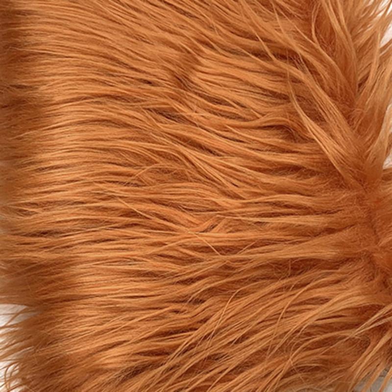 50/100cm Colorful Faux Fur Fabric Imitation Plush Cloth for Patchwork Sewing Material DIY Doll Beard Hair Chair Decorative Cover