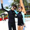 Diving Rash Guard Long Sleeve UV Protection Swim Shirt Surfing Snorkeling Beach Sun