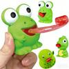 Giocattolo Decompressione Fidget da Pizzicare Rana Creativa Dinosauro Che Tira Fuori la Lingua Allevia lo Stress Divertimento per Bambini Giocattoli Interattivi da Spremere