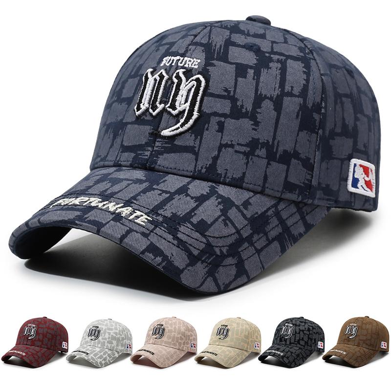 Letter Embroidery Baseball Cap for Unisex Sunshade Cap Outdoor Cap