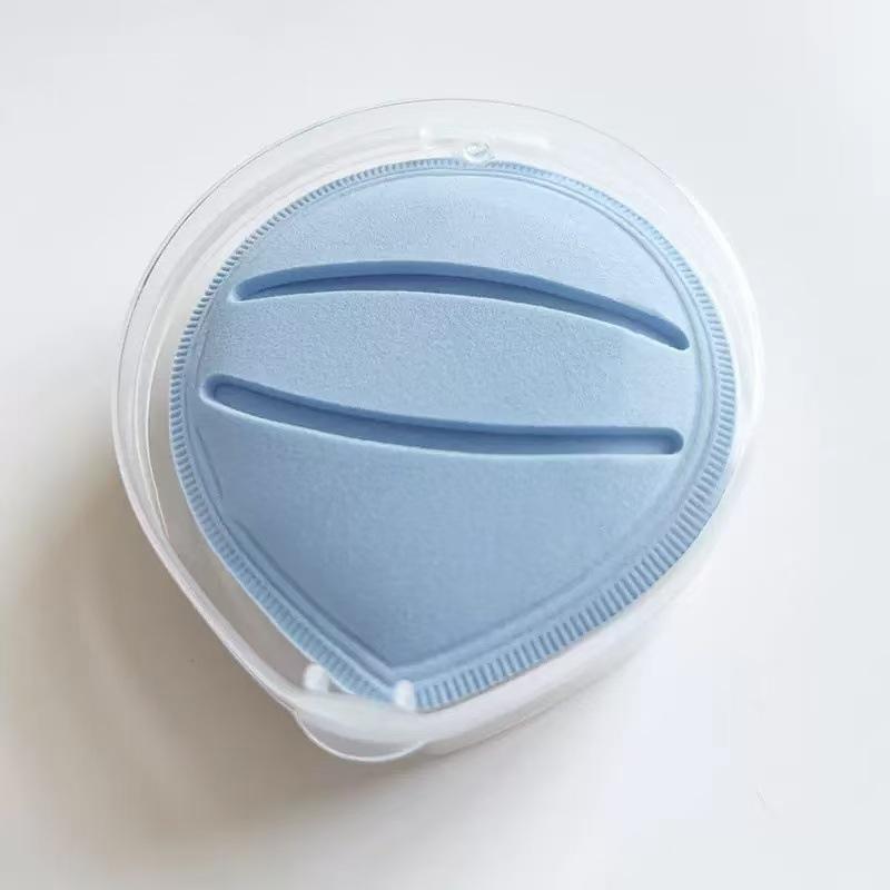 Puf de Machiaj Super Gros Puf Cosmetic Moale în Formă de Picătură de Apă Puf pentru Machiaj cu Pernă de Aer Corector Fond de Ten Burete de Machiaj Instrument de Frumusețe Utilizare Duală Umedă Uscată